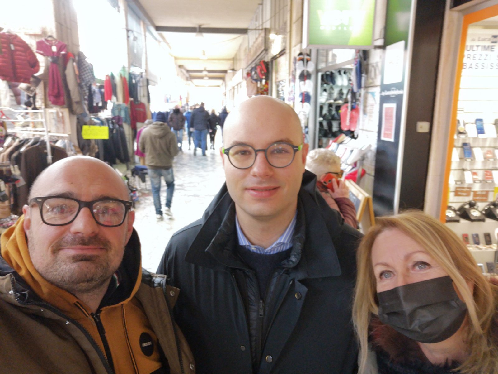 Il sopralluogo della Lega al Mercato Centrale