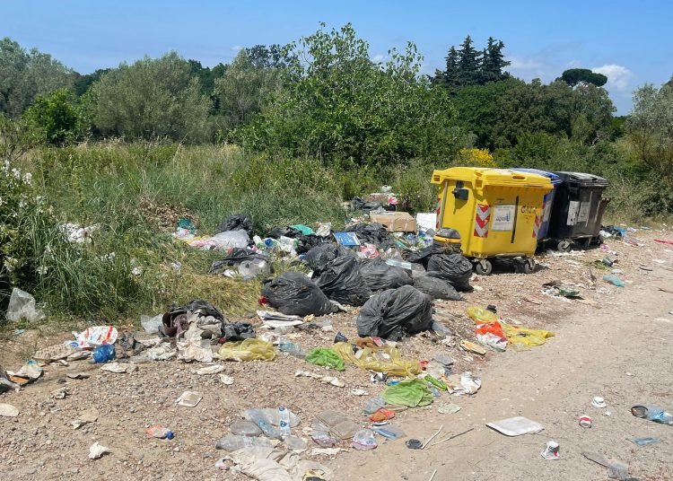 Caos rifiuti in via de l’Ongrilli, la denuncia della Lega