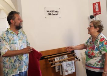 La sala di lettura dell’emeroteca è stata intitolata ad Aldo Santini