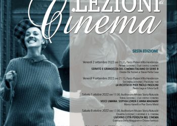 Dal 2 settembre al 22 ottobre al Museo di Storia del Mediterraneo la sesta edizione di “Lezioni di Cinema”