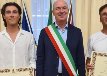 I campioni del mondo di vela sono stati ricevuti dal Sindaco