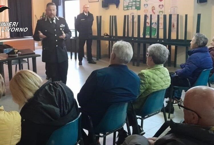 Rosignano Marittimo e Vada: Proseguono gli incontri dell’Arma con gli anziani per evitare le truffe