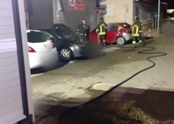 Incendio doloso in Via Provinciale Pisana