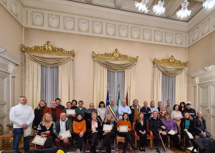 Dipendenti comunali in pensione nel 2022 salutati con una cerimonia