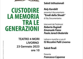 Teatro 4Mori, lunedì 23 gennaio 500 studenti si ritrovano per ricordare la Shoah