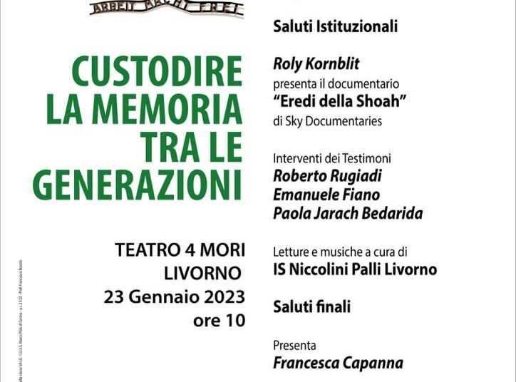 Teatro 4Mori, lunedì 23 gennaio 500 studenti si ritrovano per ricordare la Shoah