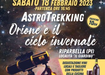 Astro Trekking sulle colline di Riparbella, l’appuntamento è per sabato 18 febbraio