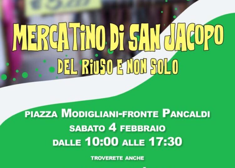 Mercatino di San Jacopo, non solo riuso