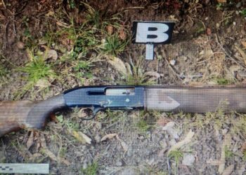 Fucile usato per l'omicidio Moneta