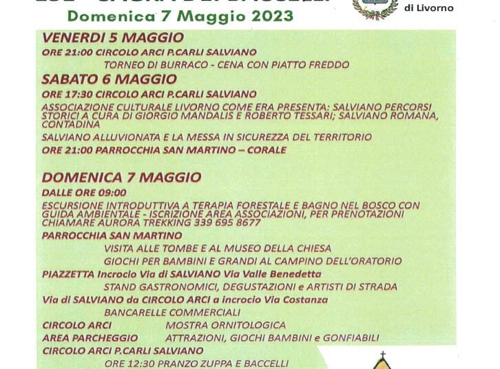 Sagra dei baccelli a Salviano