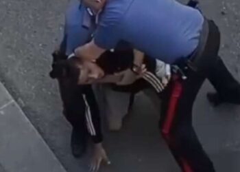 Video dei Carabinieri che fermano un giovane
