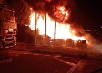 Incendio in Via Firenze