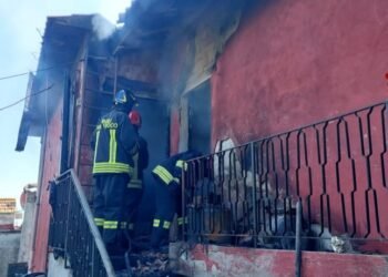 Appartamento a fuoco