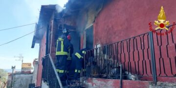 Appartamento a fuoco