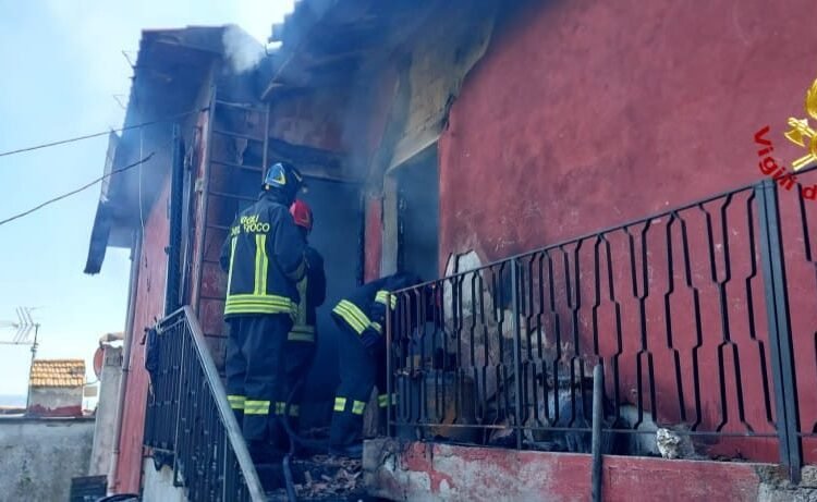 Appartamento a fuoco