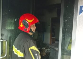 Incendio Ufficio postale