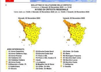 Allerta meteo arancione per vento e gialla per temporali: le decisioni del Sindaco