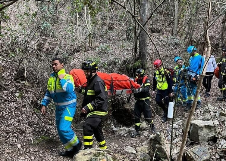Caduta dalla mountain bike