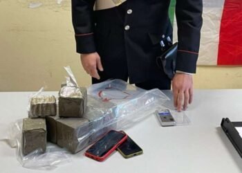 Fermato 45enne con 5 Kg di hashish