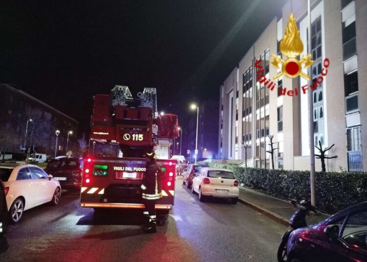 Incendio in Via Città del Vaticano