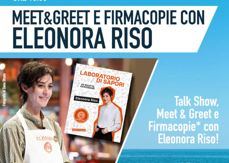Da Masterchef a Porta A Mare: Eleonora Riso porta 80 ricette ‘ganzissime’, sabato 16 alle 16,30