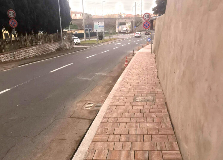 Via di Montenero: da lunedì 4 marzo al via i lavori per il nuovo marciapiede