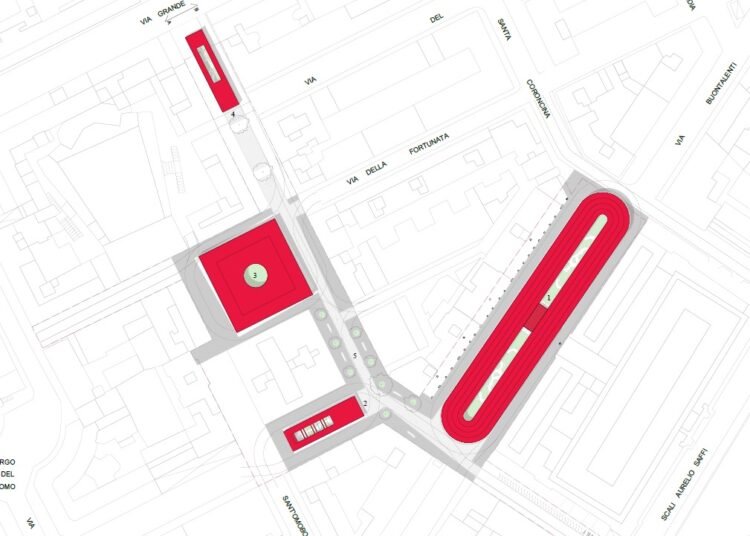 Planimetria aree mercatali