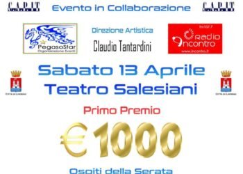 21.mo Premio Pegaso: sabato 13 alle 21 al Teatro Salesiani