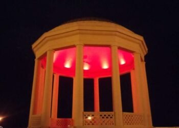 Gazebo rosso
