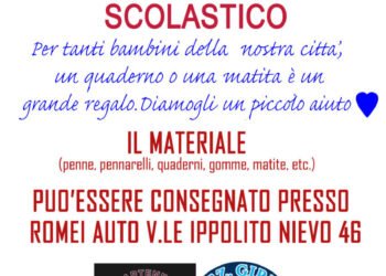 Cuore Rebels Girls Pielle: per il terzo anno via alla raccolta di materiale scolastico ‘ciregaliunquaderno’?