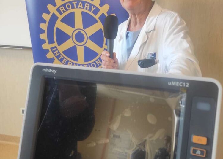 Rotary Mascagni: donati all’Ospedale due monitor multiparametrici  dal valore di seimila euro