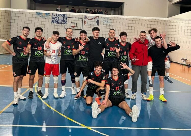 Ies MVTomei: la poule salvezza inizia con una vittoria (3-0) ad Arezzo