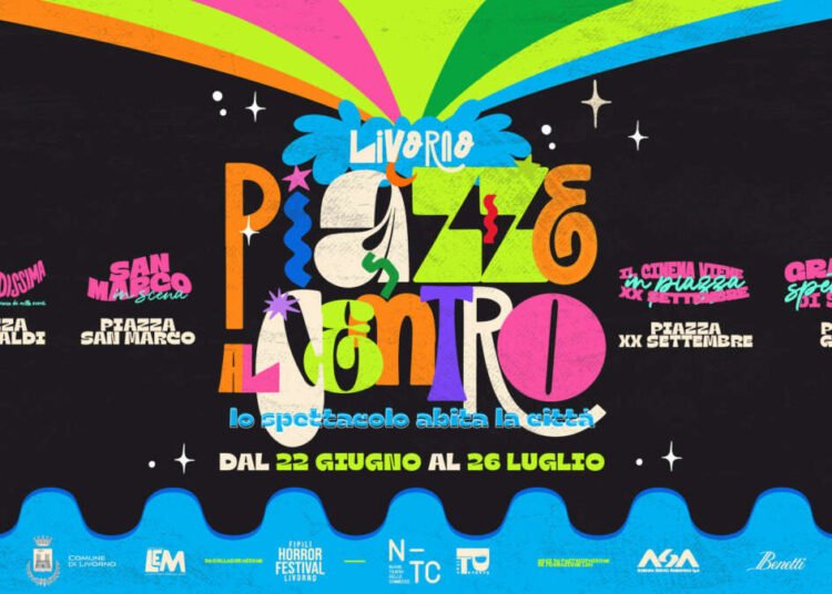 Quattro piazze livornesi si trasformano in luoghi di incontro, cultura e comunità tra teatro, musica, cinema e spettacolo dal vivo