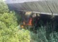 incendio a Montenero