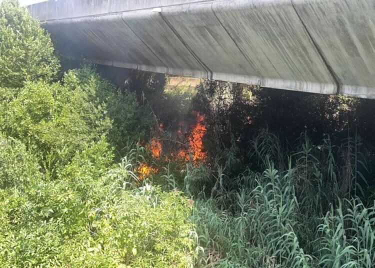 incendio a Montenero