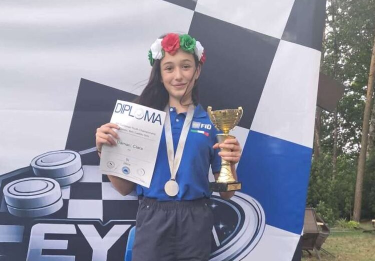 Dama: Clara Damari bronzo agli Europei di Tallinn, prima italiana della storia sul podio